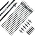 30inch Hunting Carbon Archery Arrows Spine 400 - Stable Accuracy