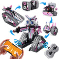 Girls Remote Control Robot Building Kit with APP - 5-in-1 STEM Toy