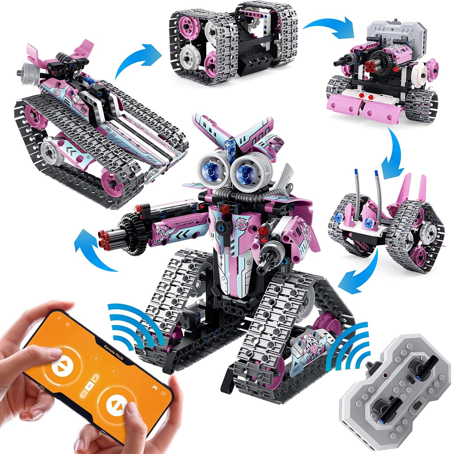 STEM Robot Building Kit for Girls with Remote Control 