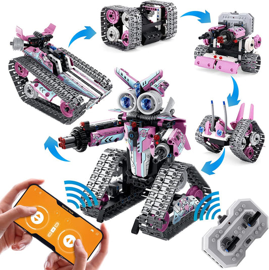 STEM Robot Building Kit for Girls with Remote Control 