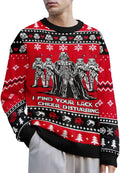 Humorous Christmas Sweater Pullover for Men and Women Holiday Fun