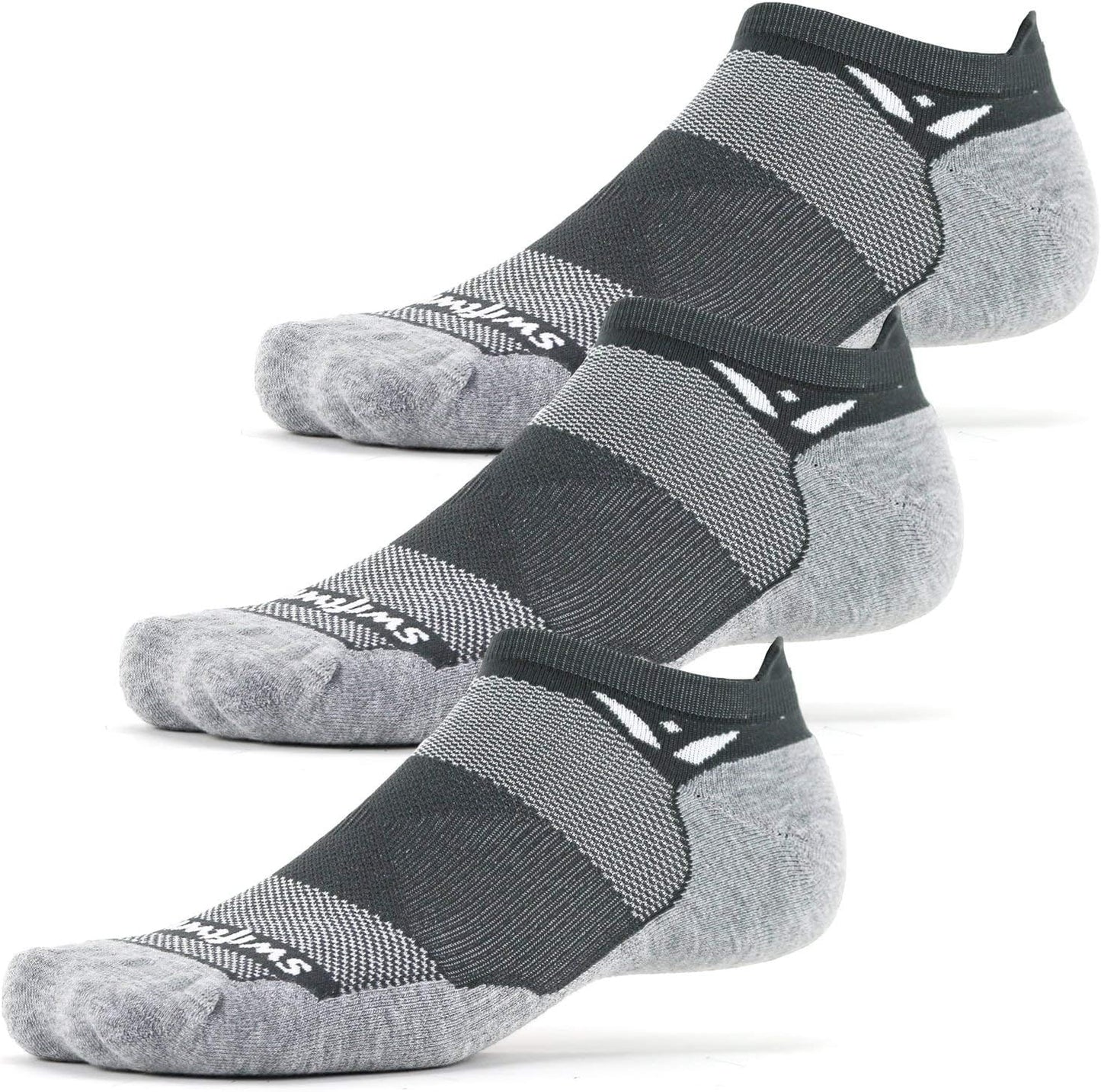 Swiftwick MAXUS No Show Tab Running Socks with Maximum Cushion