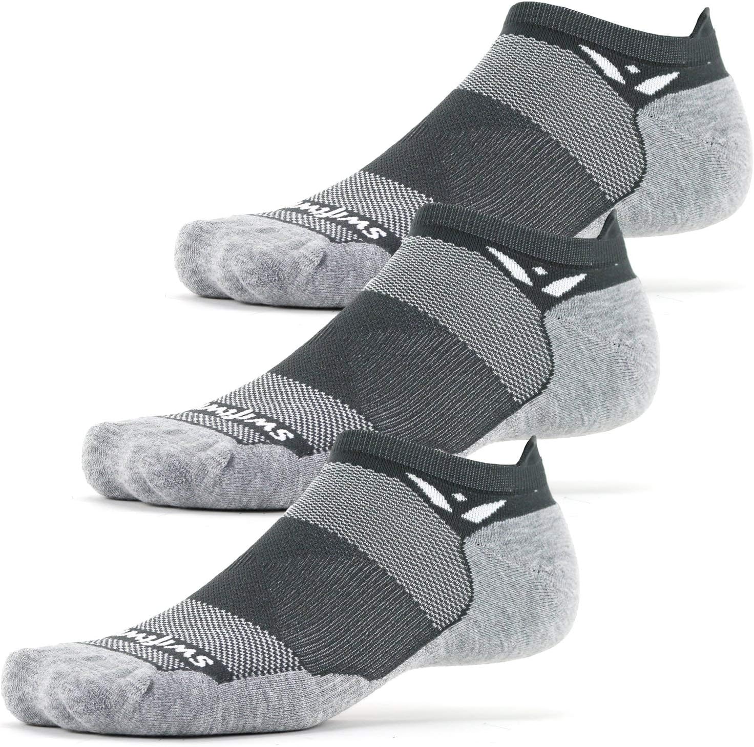 Swiftwick MAXUS No Show Tab Running Socks with Maximum Cushion