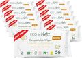 Eco by Naty Baby Wipes Unscented - 100% Compostable, Plant-Based