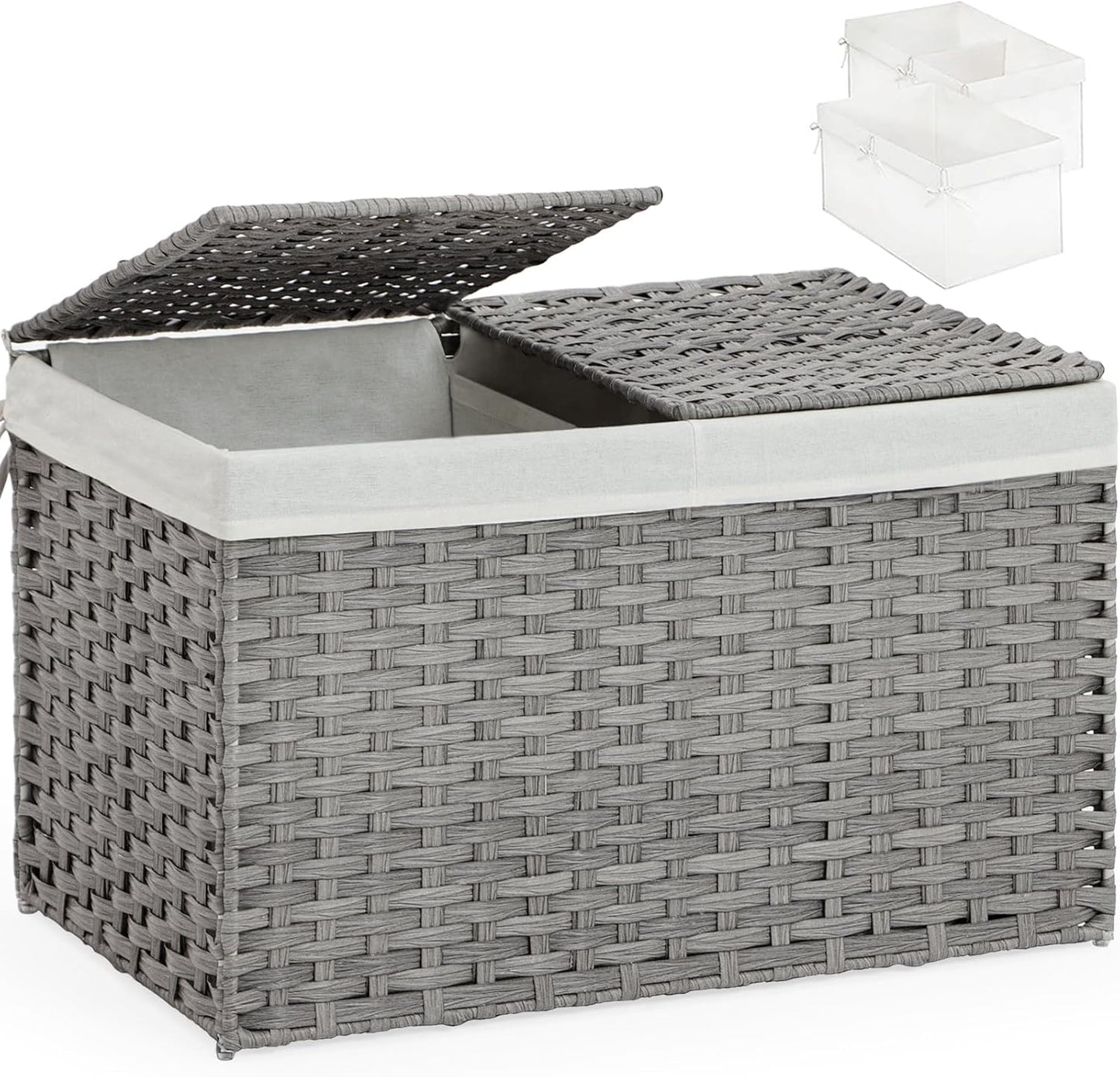 Storage Basket with Lid for Organized Living Spaces