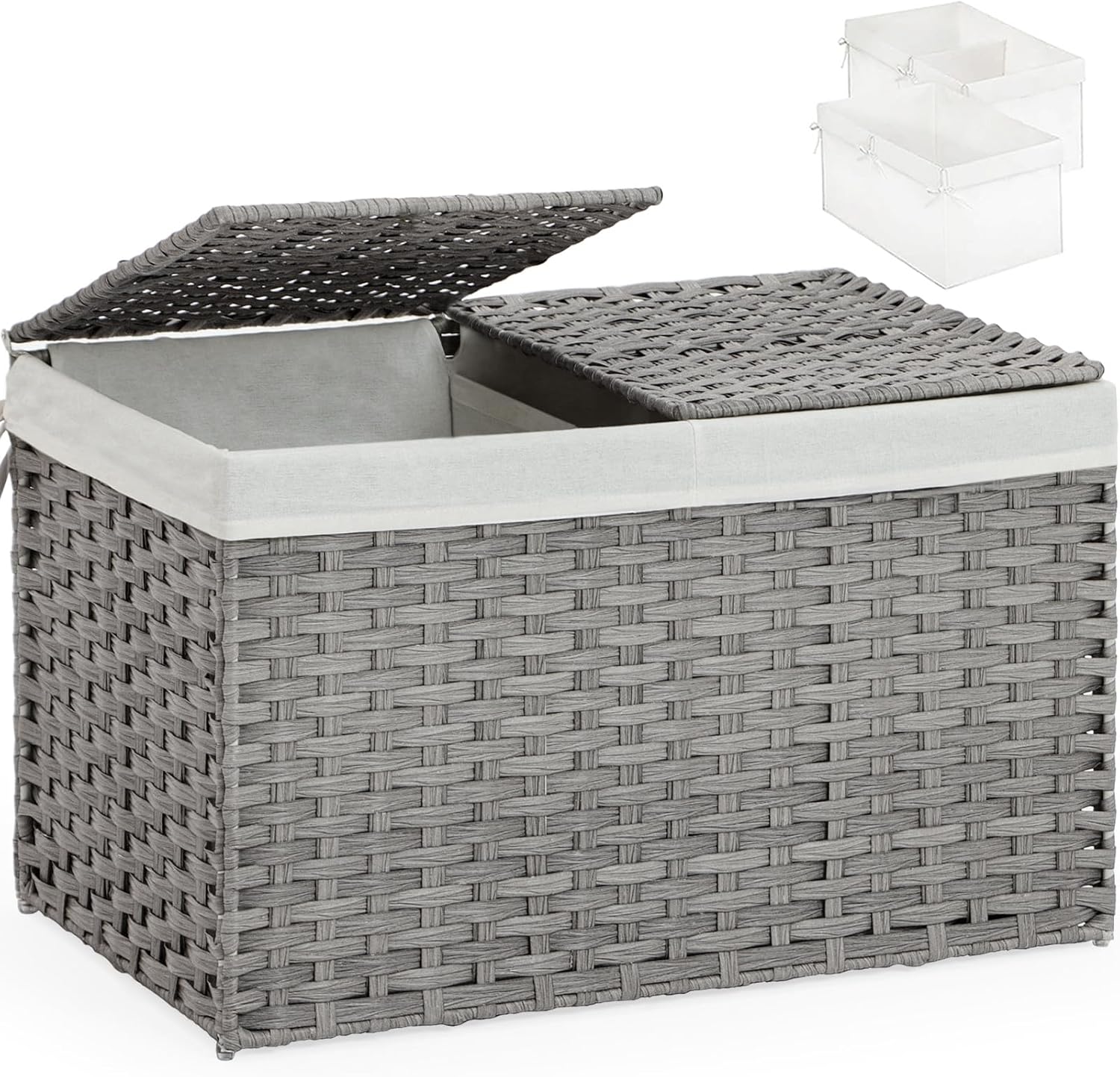 Storage Basket with Lid for Organized Living Spaces