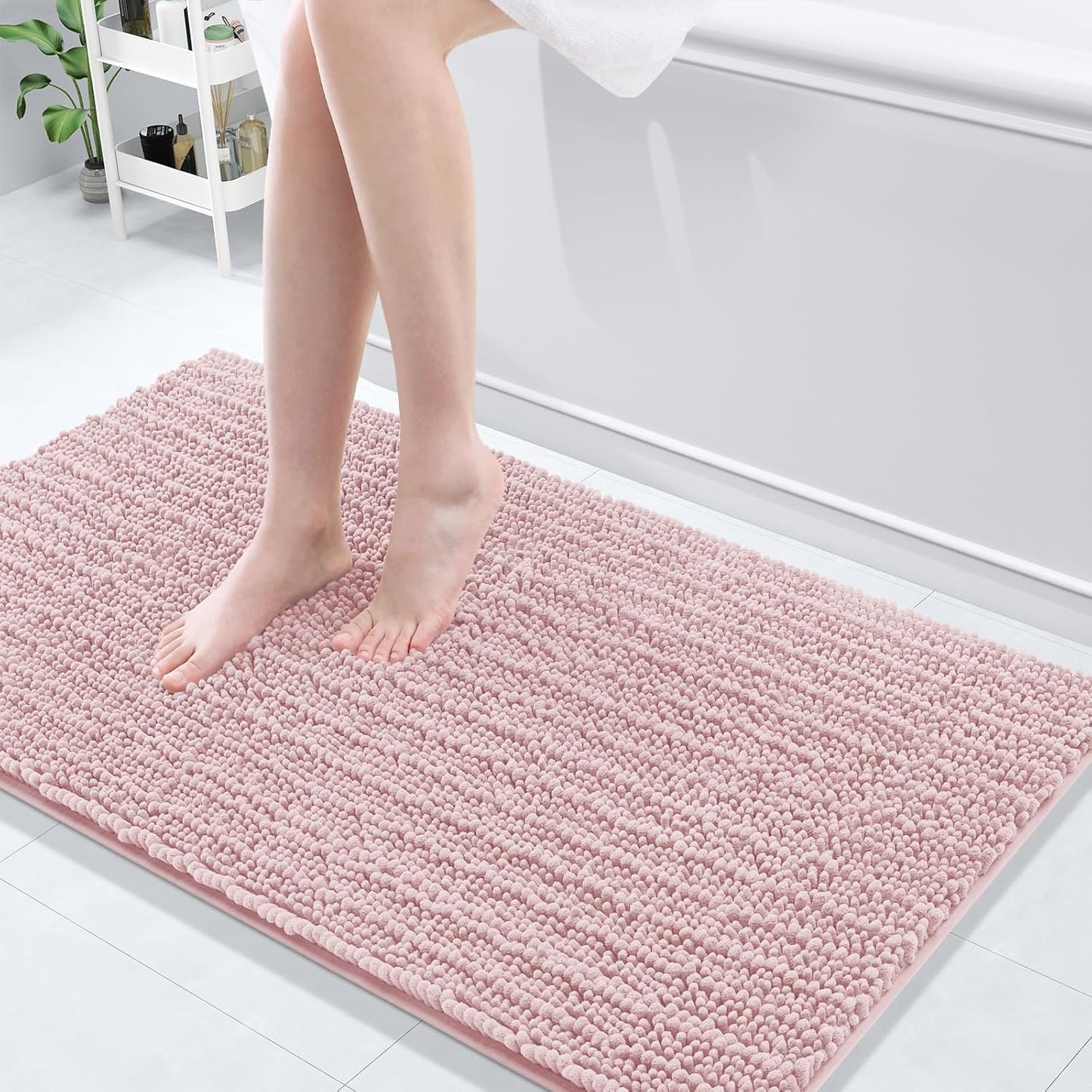 Arotive Luxury Chenille Bathroom Rug Mat for Ultimate Comfort