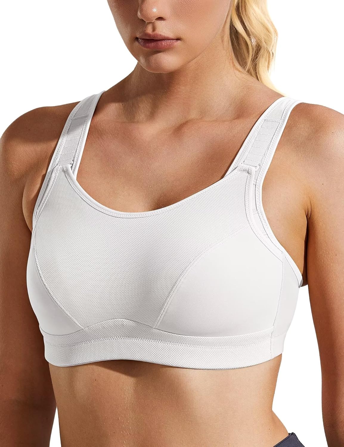 Wingslove Womens Sports Bras High Impact Adjustable Wireless Plus Size