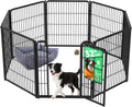 32 in 8-Panel Indoor Dog Playpen - Semi-Open Expandable Dog Pen