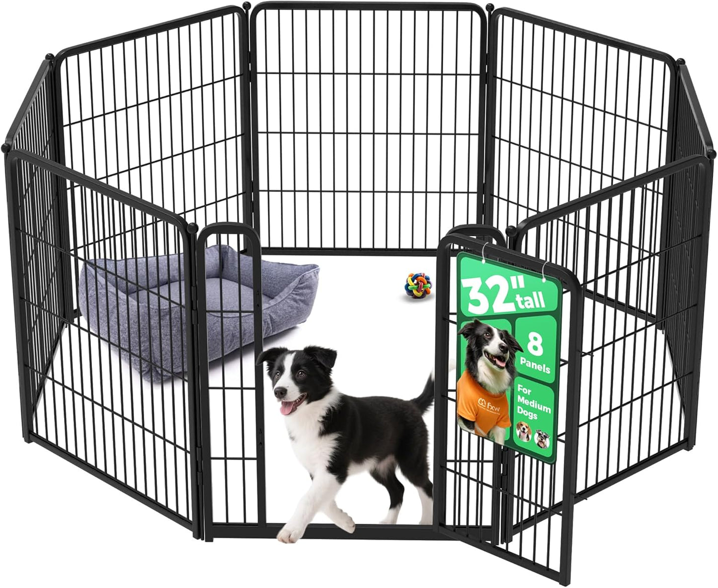 FXW Homeplus Unleashed Indoor Dog Playpen for Safe Play