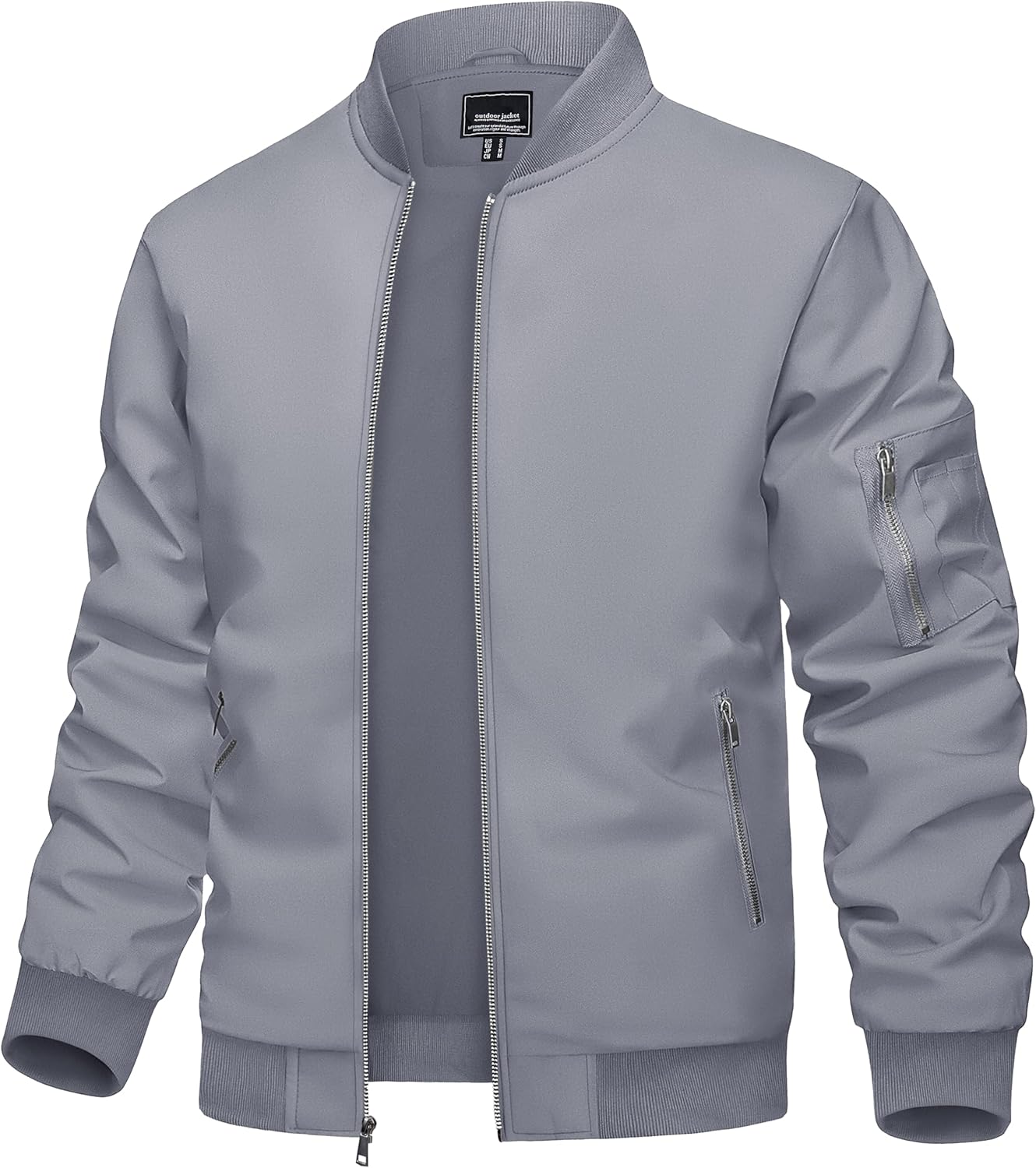 TACVASEN Men's Lightweight Casual Bomber Jacket for Spring Fall