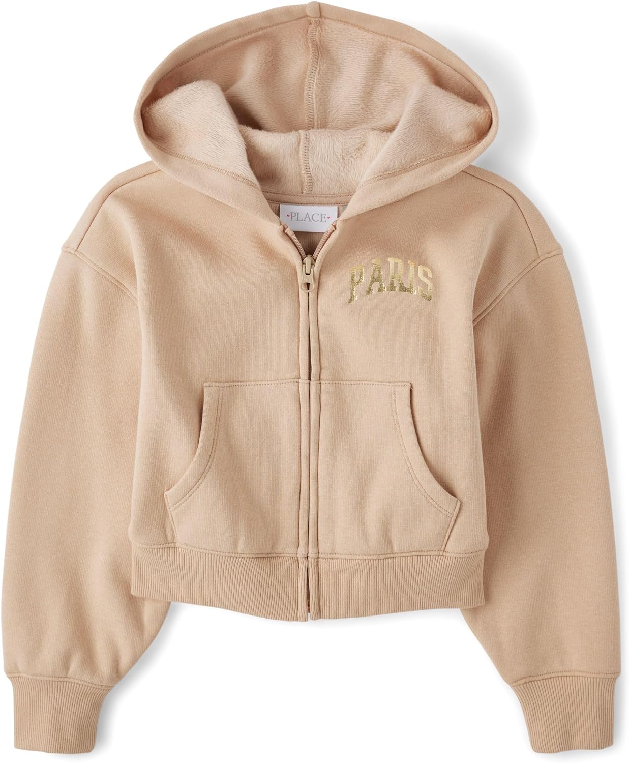 The Children's Place Long Sleeve Hooded Fleece Full Zip Up