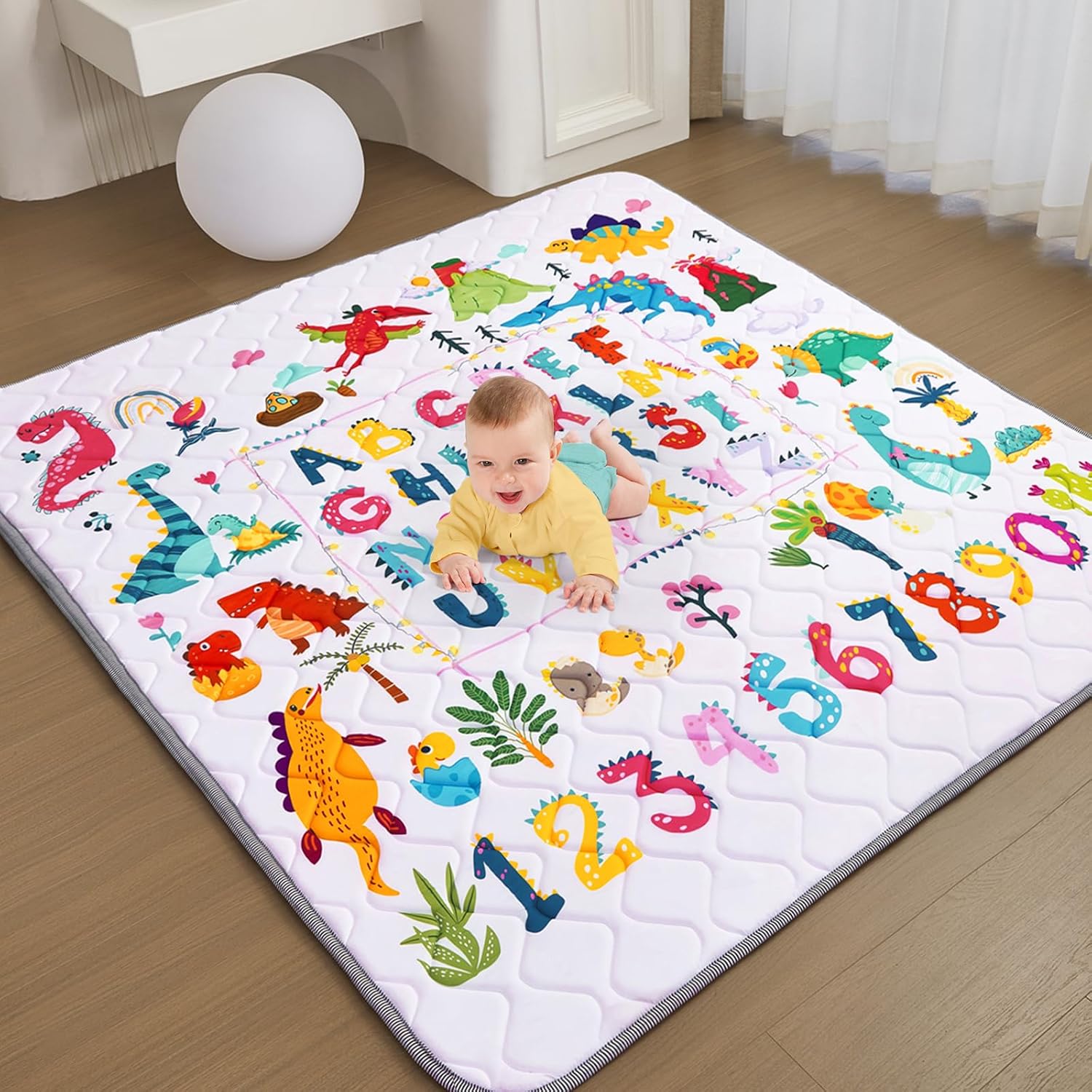 Baby Play Mat - Thicken 50x50 Inch Soft Foam Crawling Mat