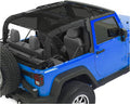 Alien Sunshade Jeep Wrangler JK Full Length Mesh Sun Shade - Open Air