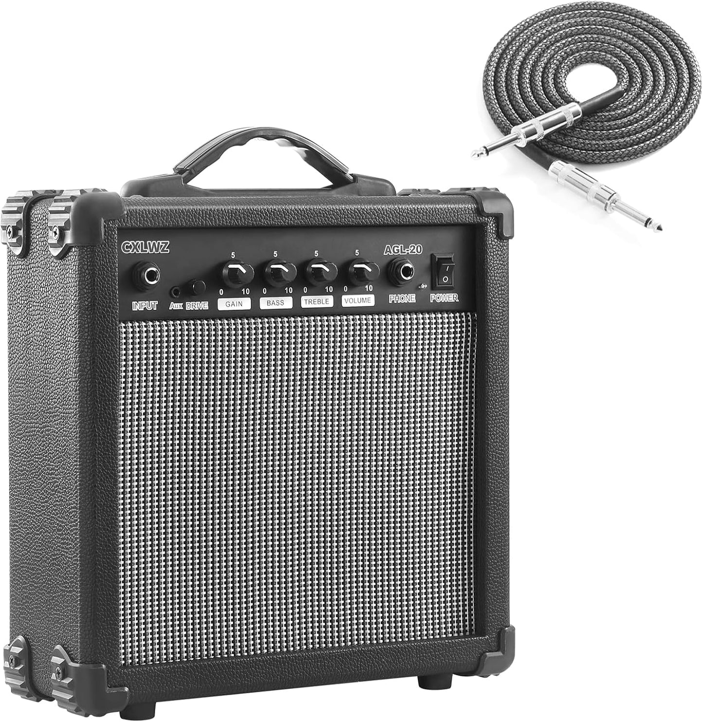 20 Watt Electric Guitar Amp with Headphone Input for Musicians