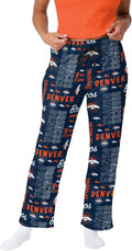 Women's NFL Team Logo Mini Print Lounge Pants - Team Colors Comfort