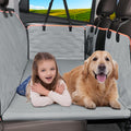 Back Seat Extender for Dogs Car Dog Seat Cover Hard Bottom - Stable
