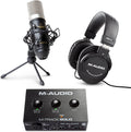 Podcast Equipment Bundle - Compact USB Audio Interface and Mic Kit