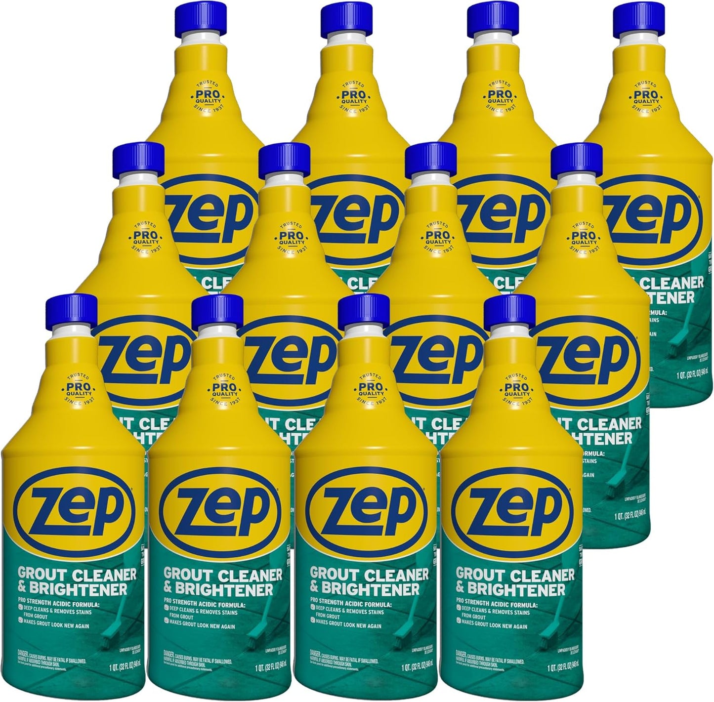 Zep Grout Cleaner and Brightener - Make Grout Look New Again