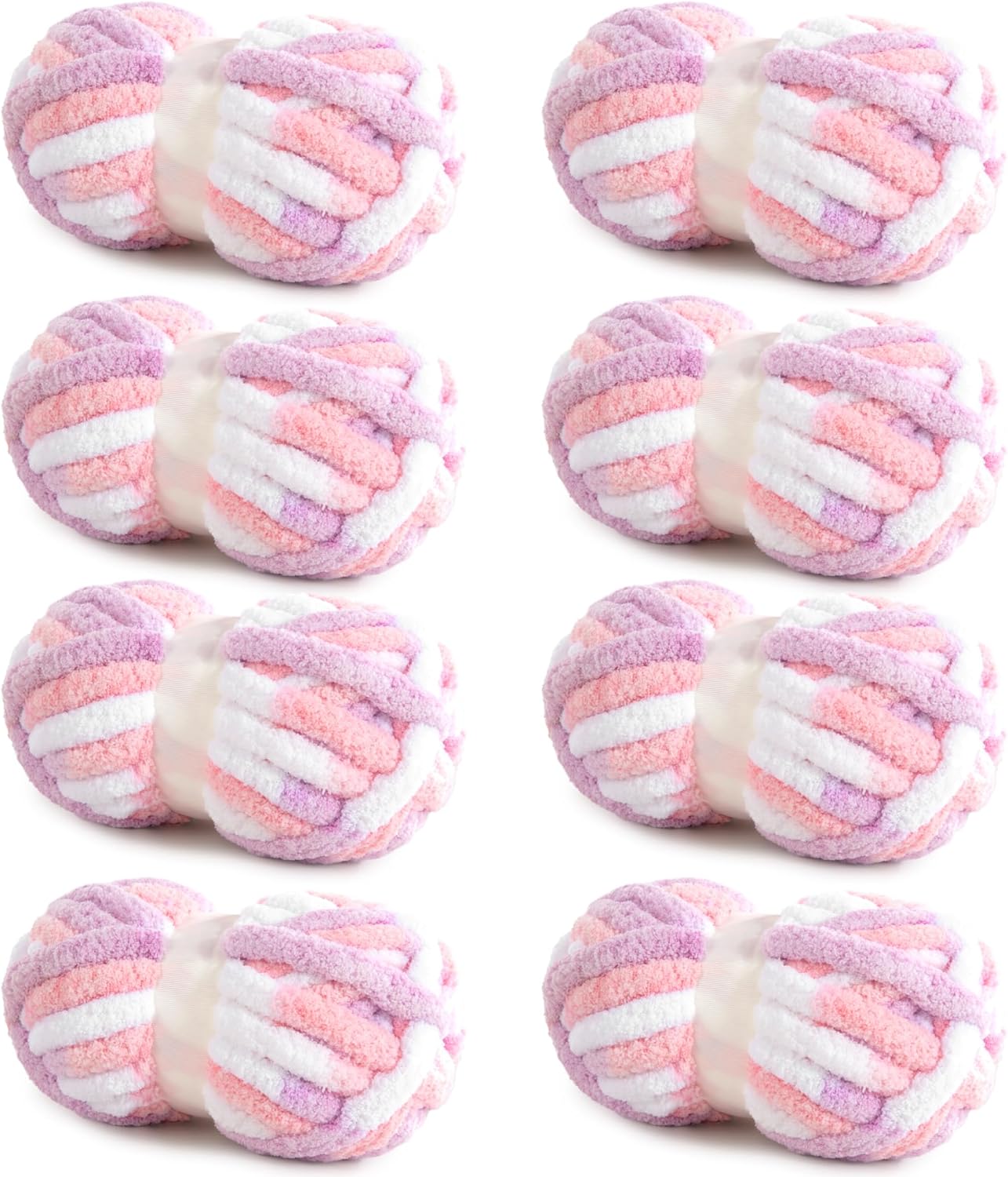 HOMBYS 8 Pack Giant Chunky Yarn for Cozy Knitting Projects