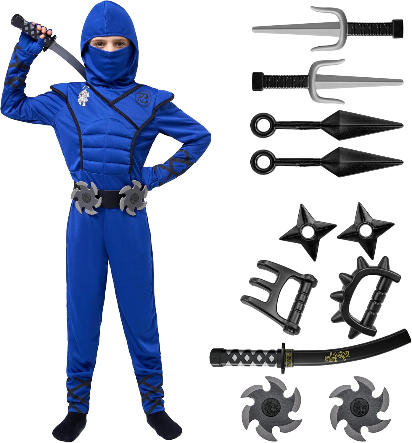Halloween Ninja Costume for Kids - Spooktacular Creations Set