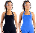 Stylish Halter Top Sports Tank for Women's Workout and Yoga