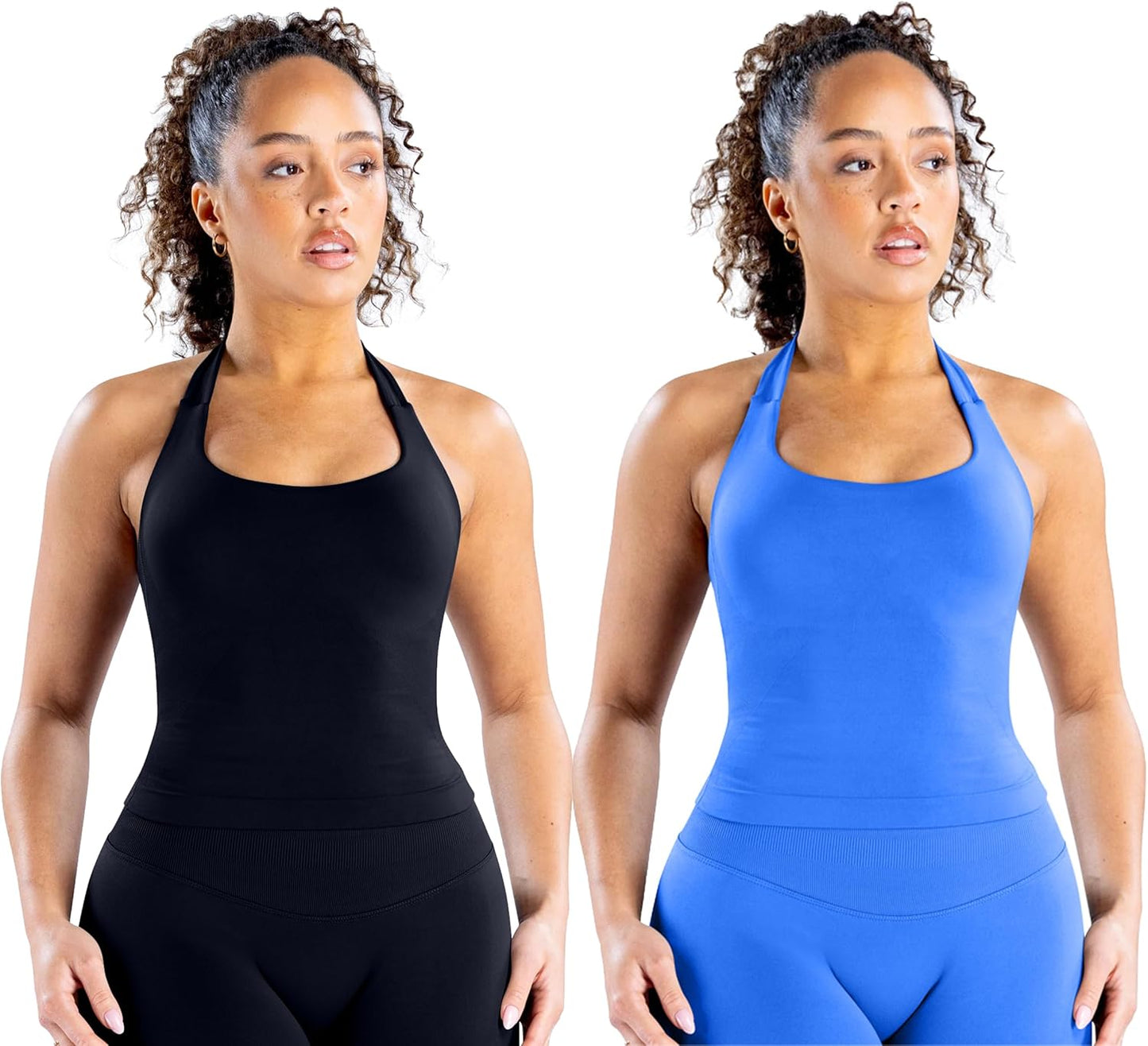 Impact Halter Top Sports Yoga Tanks for Women Workout Fitness
