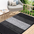Kitinjoy Indoor Outdoor Door Mat 48x32 - Low-Profile Absorbent Entry