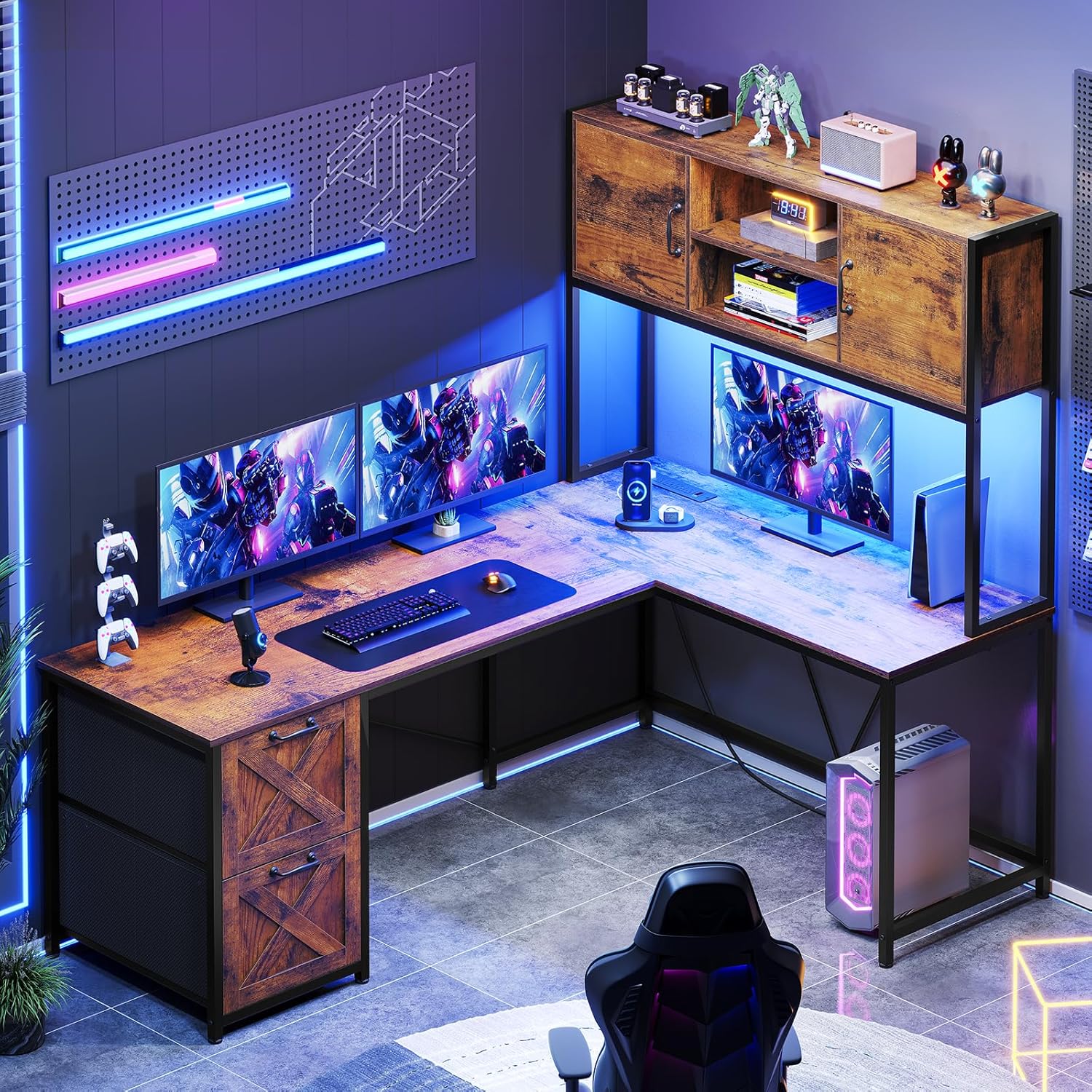 SEDETA L-Shaped Desk: Efficient Home Office Solution