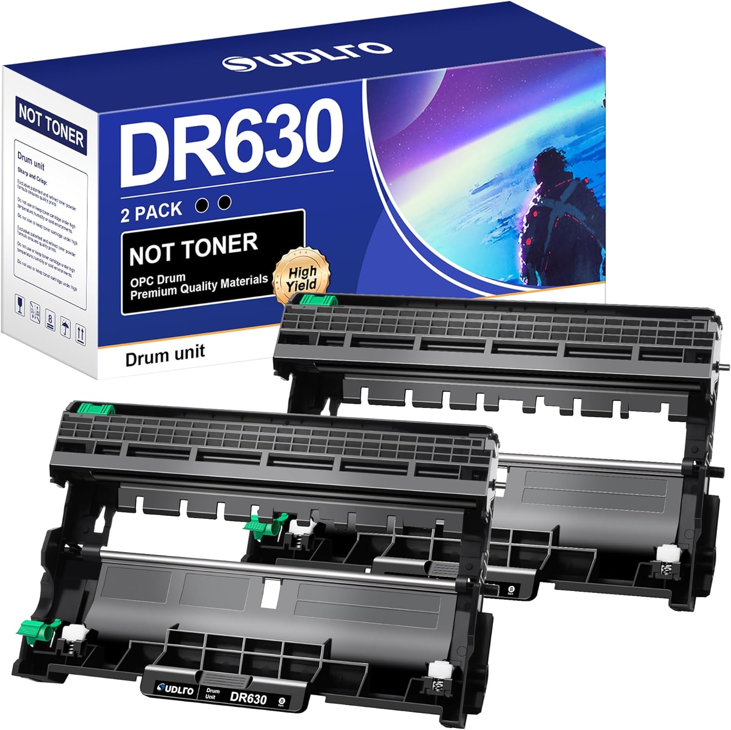 DR630 Drum Replacement Compatible for Brother Printers - High Yield