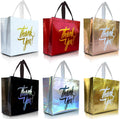 Colorful Thank You Gift Bags Set of 30 - Large Reusable Party Bags