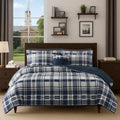 Full Size Plaid Comforter Set - Soft All-Season Comforter