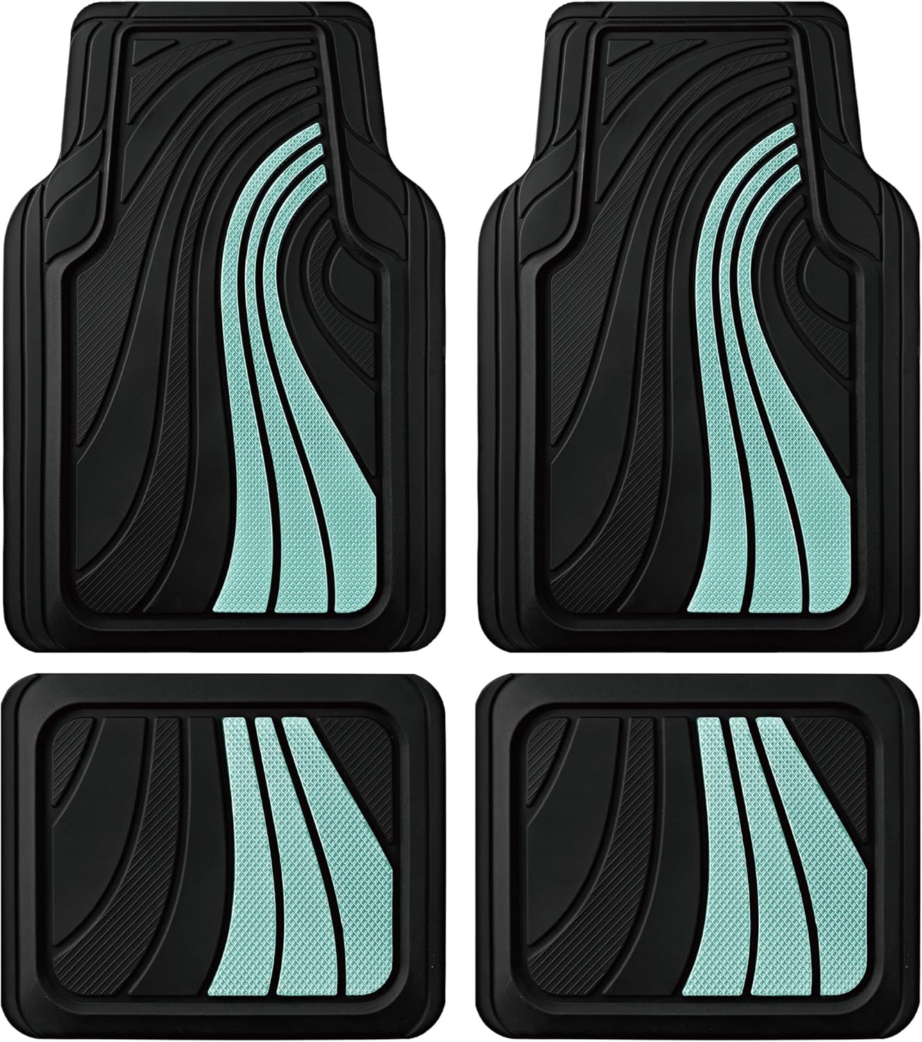 Road Comforts Car Floor Mats Full Set for All-Weather Protection