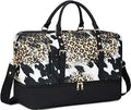 Travel Duffle Bag Cow Pattern Weekender - Spacious Carryon