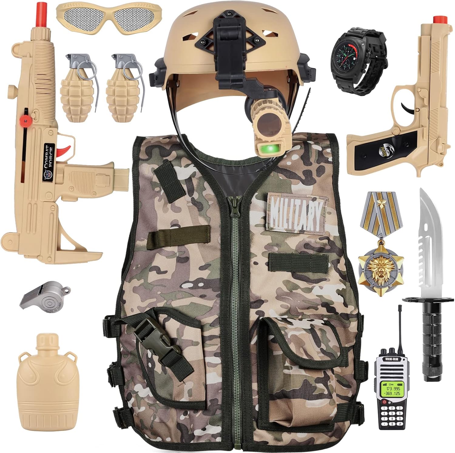 Kids Army Costume Set for Action Packed Fun!