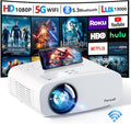 Pericat 13000L WiFi Projector: 4K Supported, Portable Home Theater