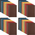 Spiral Notebook A5 36 Pcs Multi Color - Bulk 4-Pack for Notes