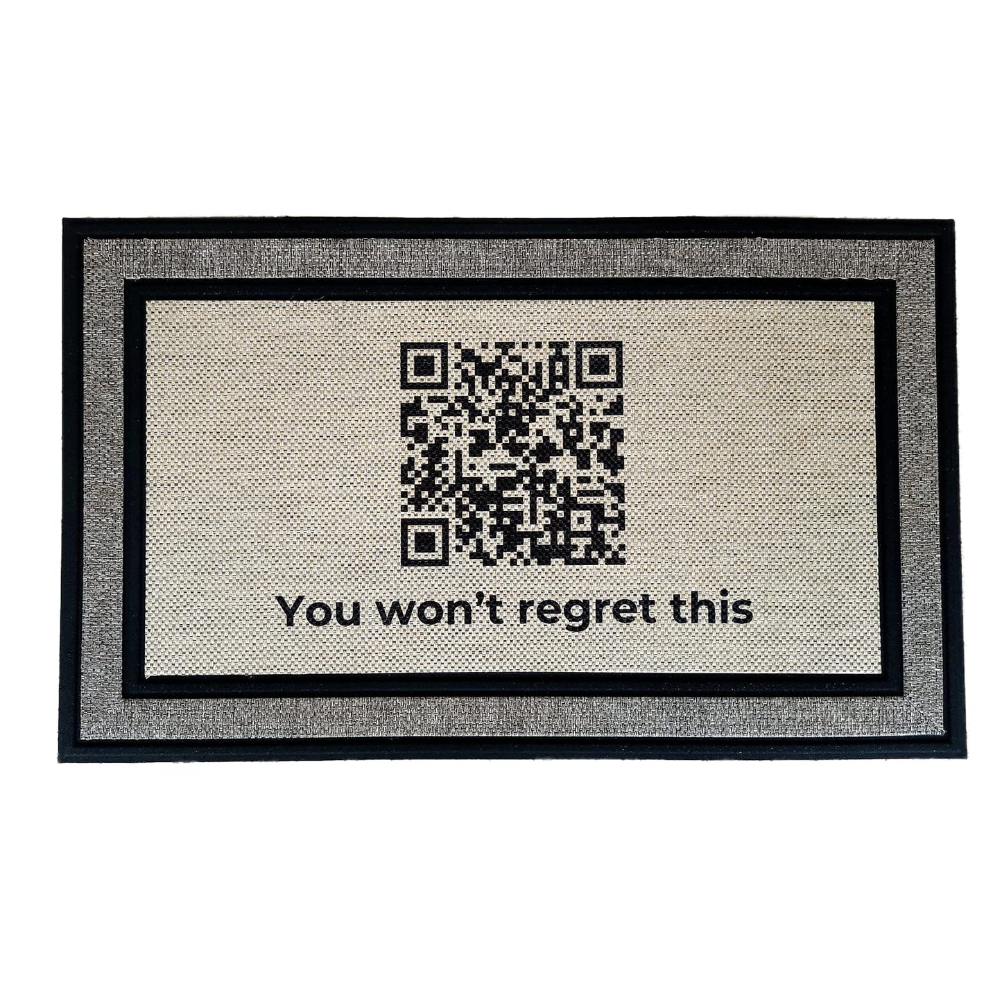 Rick Roll Door Mat | Funny Welcome Mat for Your Home