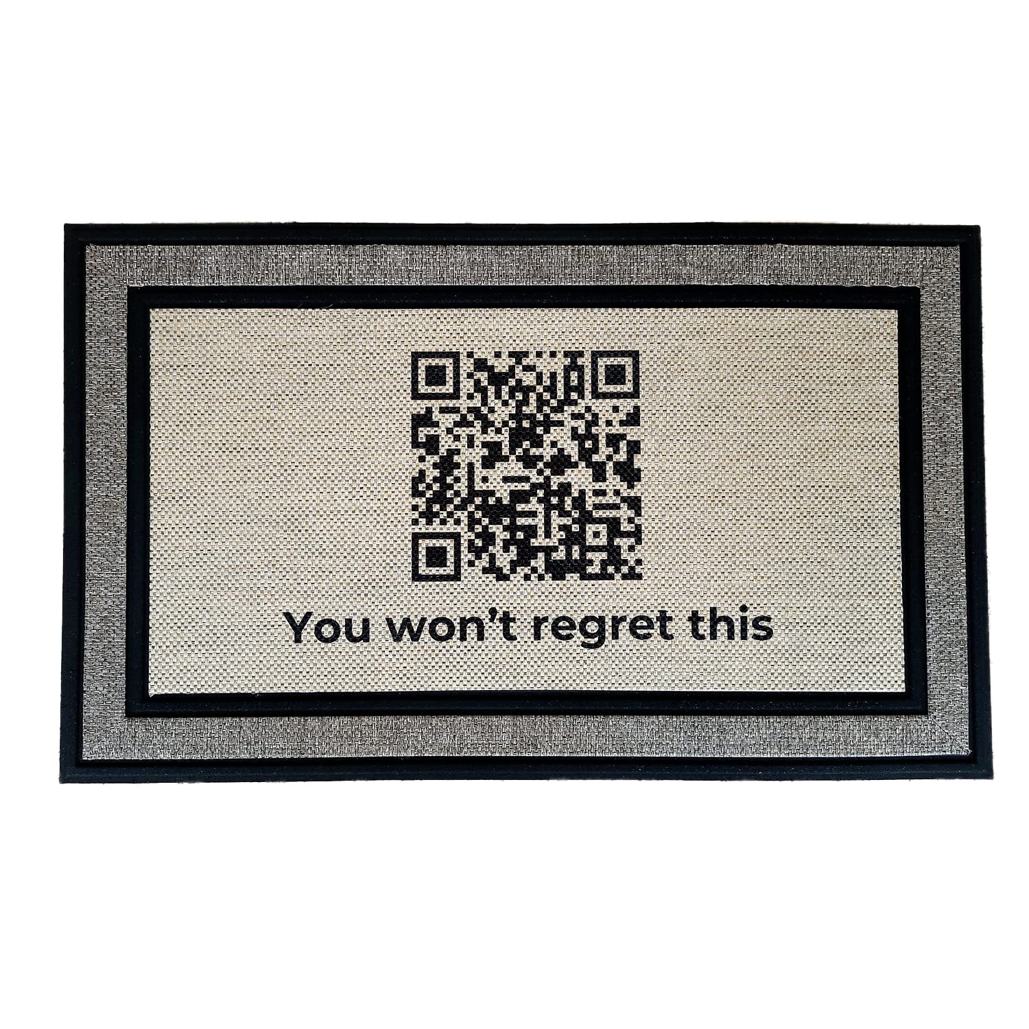 Rick Roll Door Mat | Funny Welcome Mat for Your Home