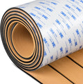 OCEANBROAD 96in x 45.6in EVA Foam Boat Flooring Sheet - Faux Teak