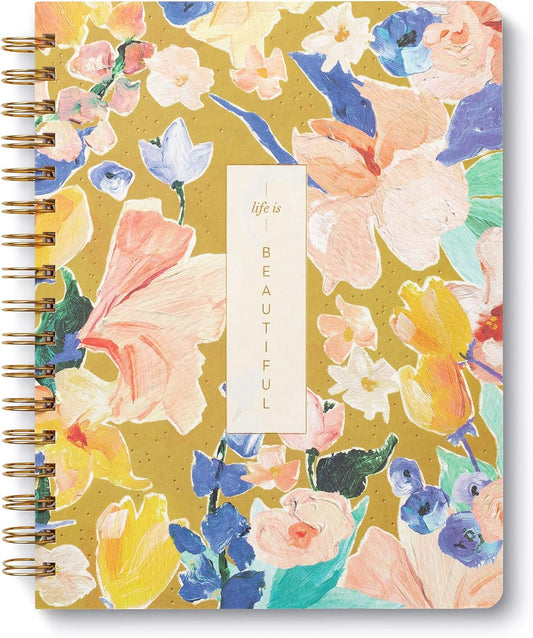 Life Is Beautiful Compendium Notebook - 192 Lined Pages