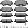 SCITOO D1595 D1544 Front Rear Brake Pads Sets - Quiet Stopping