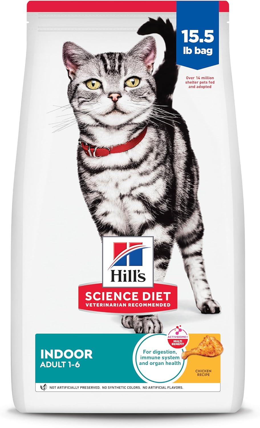 Hill's Science Diet Indoor Dry Cat Food for Easy Cleanup