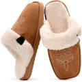 OOW Fuzzy House Slippers for Women - Western Cozy Memory Foam