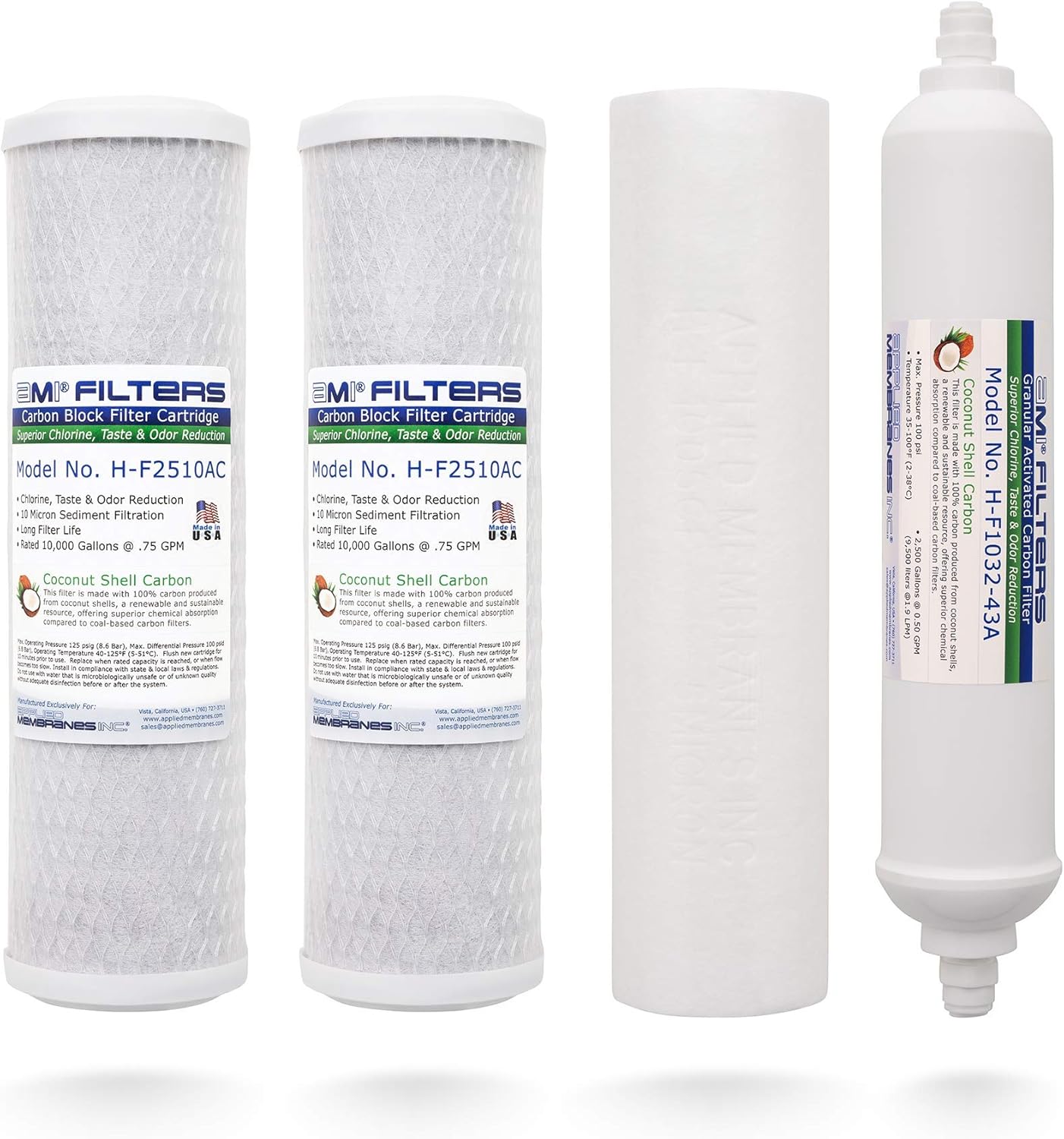 Reverse Osmosis Filter Replacement Set for 5-Stage RO System