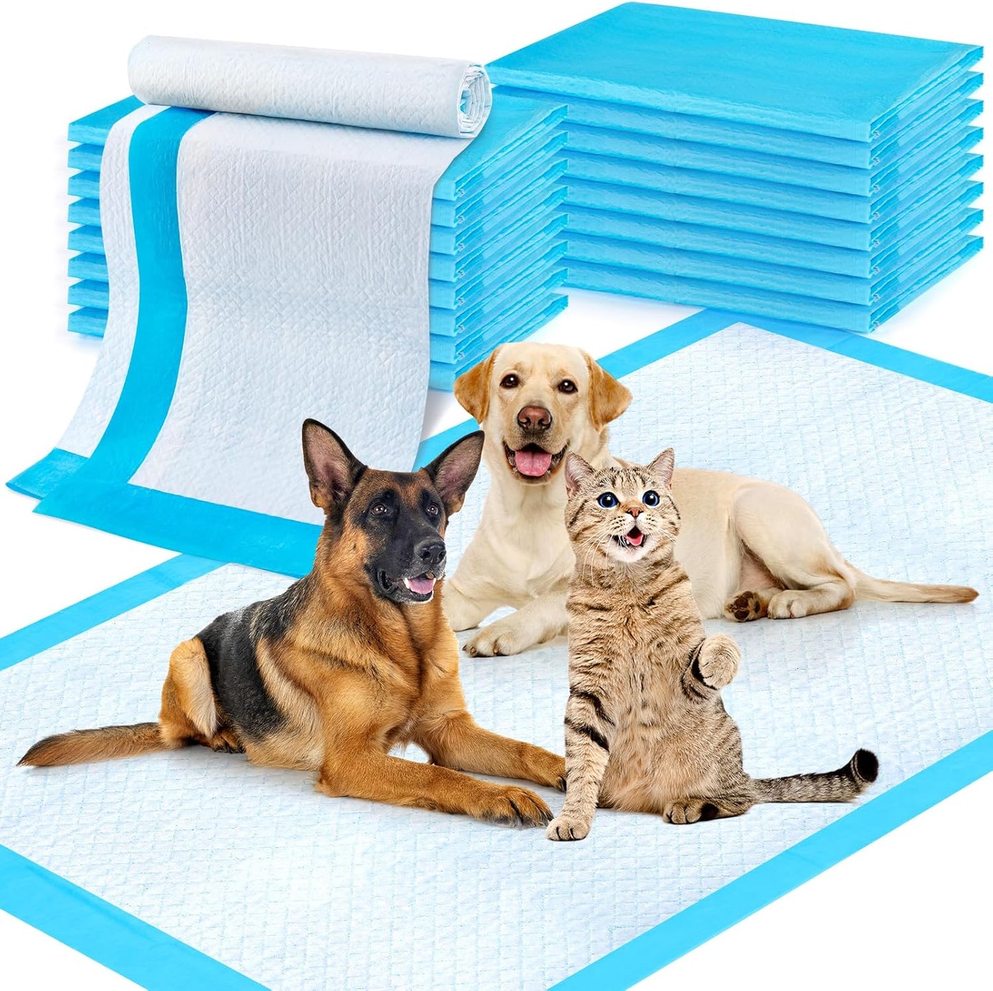 Extra Large Puppy Pads for Dogs & Cats - Ultra Absorbent Design