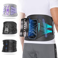 Fit Geno Back Brace Medium for Men & Women - Adjustable Lumbar Support