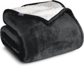 Bare Home Sherpa Fleece Blanket Full/Queen - Ultra Soft & Warm