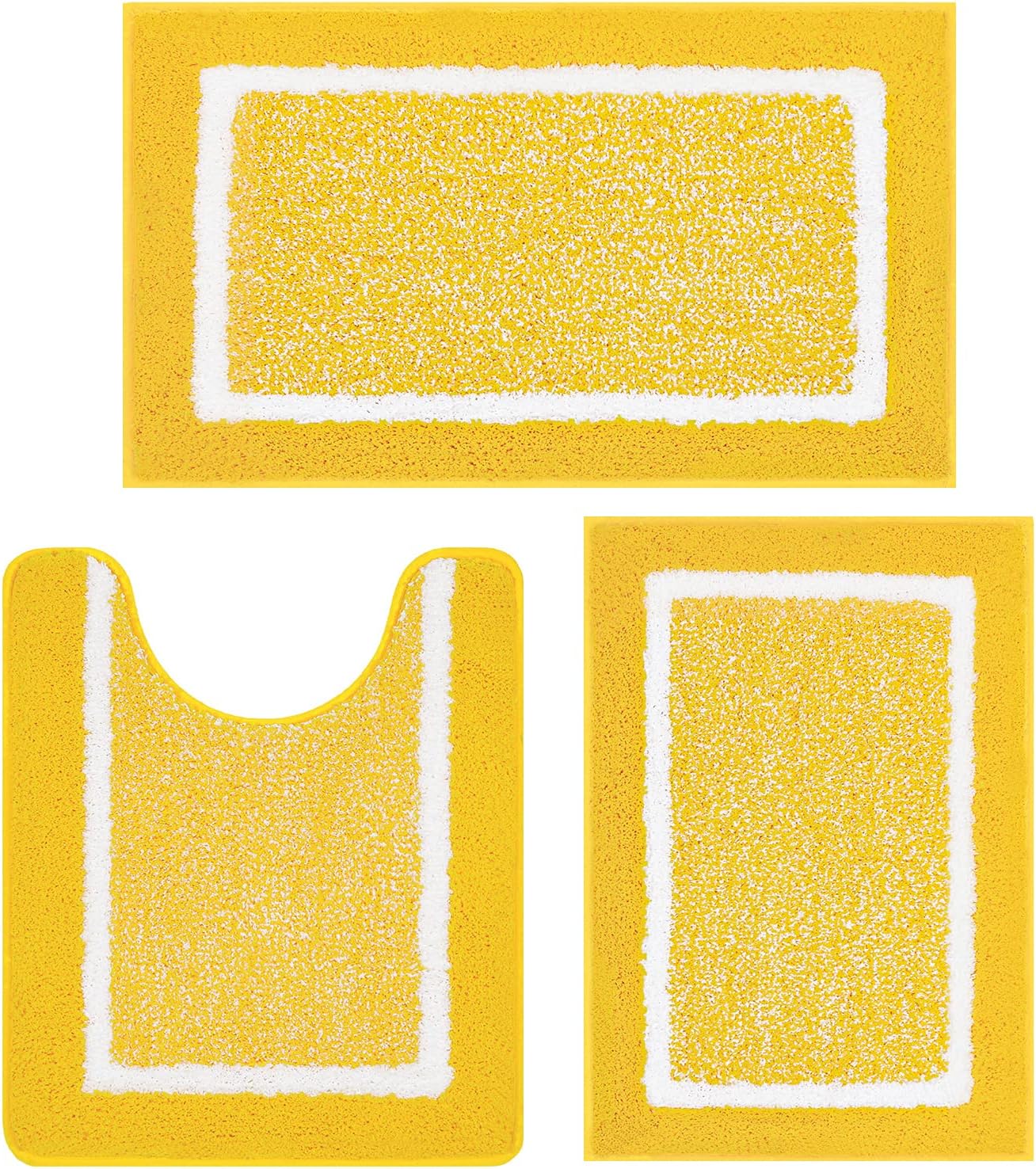 Pauwer Bathroom Sets - Plush Non Slip Shower Rugs for Comfort