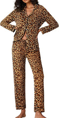 Women's Long Sleeve Ekouaer Pajama Set - Soft Rayon Lounge PJs